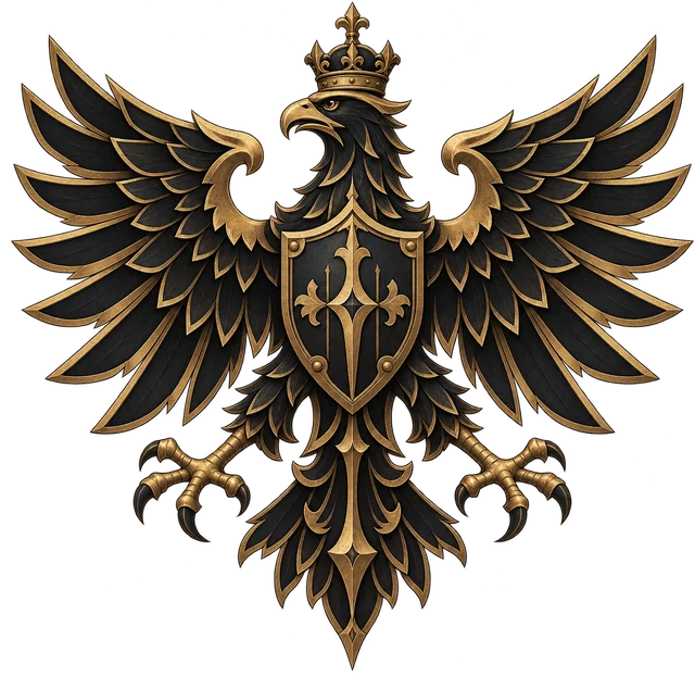Valgrad crowned Black Eagle insignia